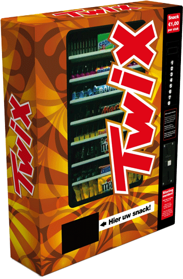 distributori per snack twix